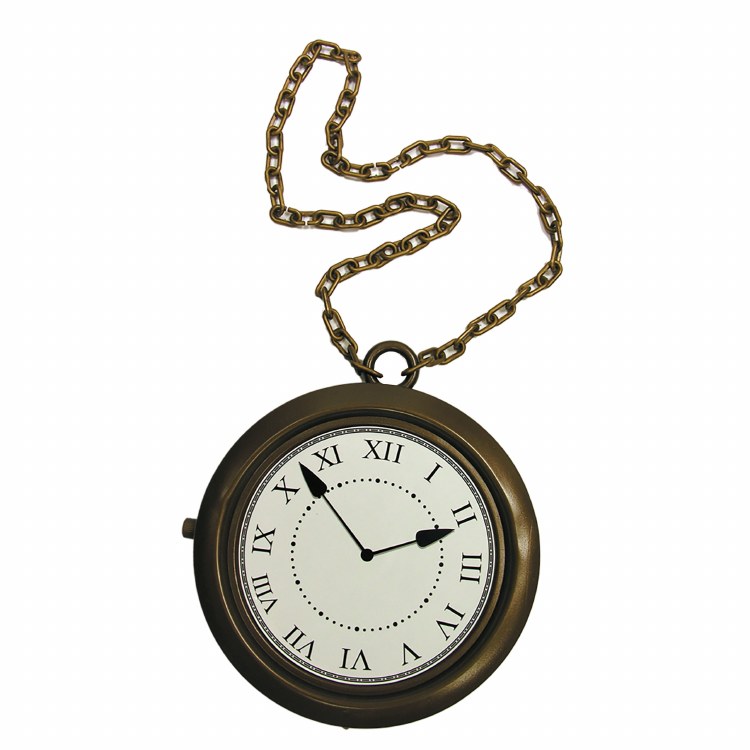 Clock Necklace Old School