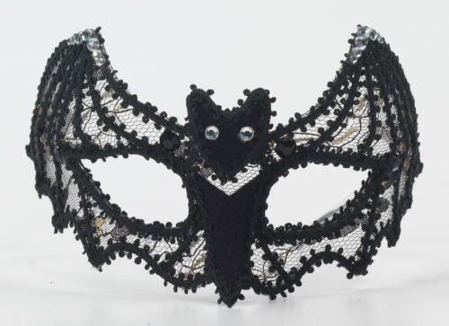 Mask Half Bat Blk