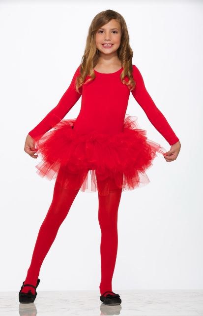 Tutu Fluffy Red Child