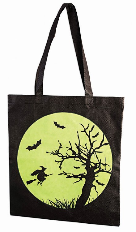 Bags Tote Glow Halloween Asst