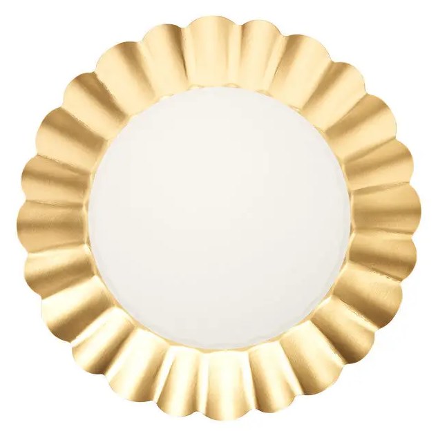 Everyday Wavy White 10in Plate