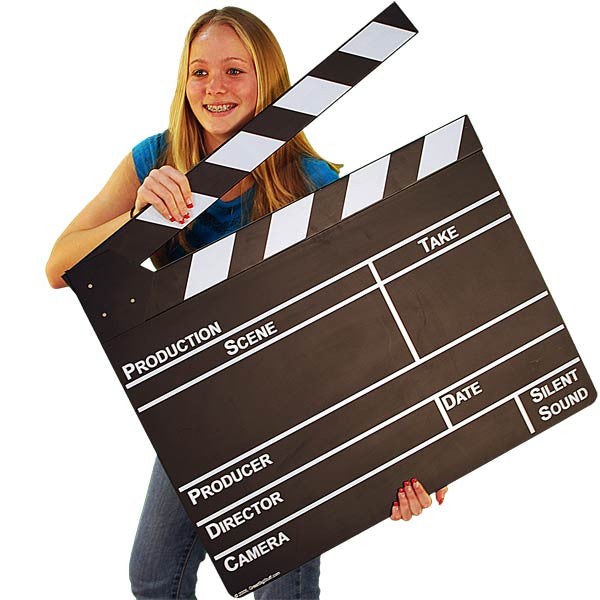 Film Clapper Oversize Standup