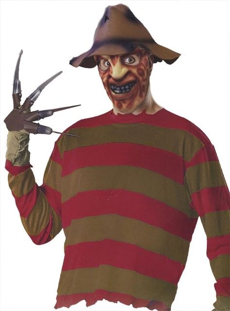 Freddy Kruger Costume Set One Size