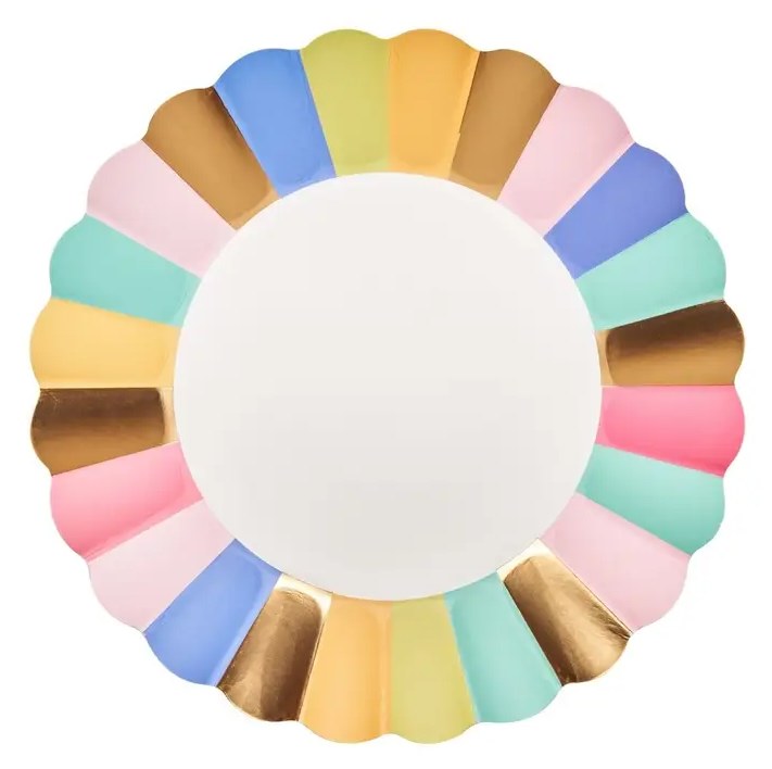Panoply Scalloped 8in Plates