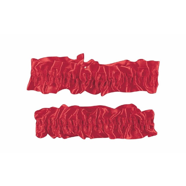Garter/Armbands Red