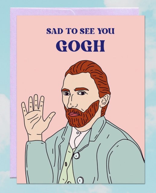 Card Sad to See you Gogh