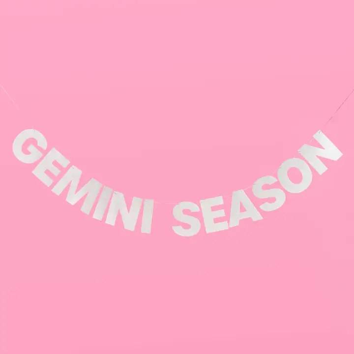 Gemini Season Banner 5ft