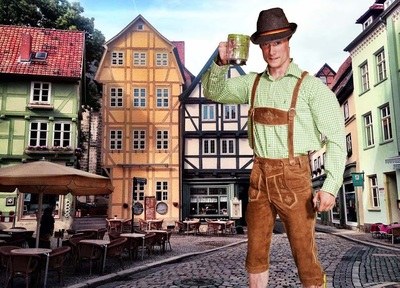 Rental Lederhosen Costume