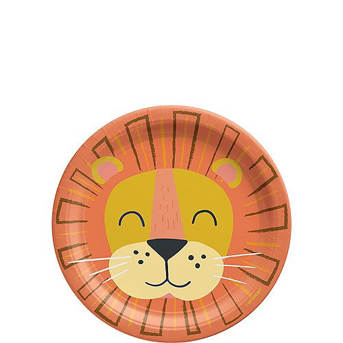 Get Wild 7in Plates 8ct