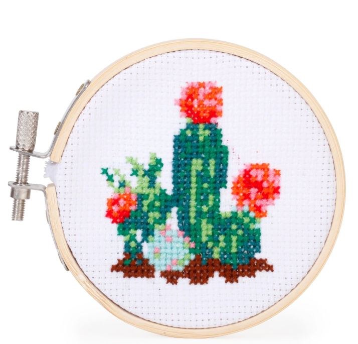 Mini Embroidery Kit Cactus