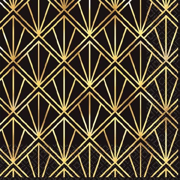 Glitz &amp; Glam Beverage Napkins 16ct