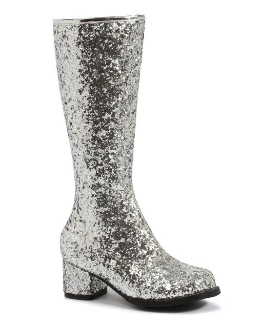 Boots Gogo Silver Glitter 8