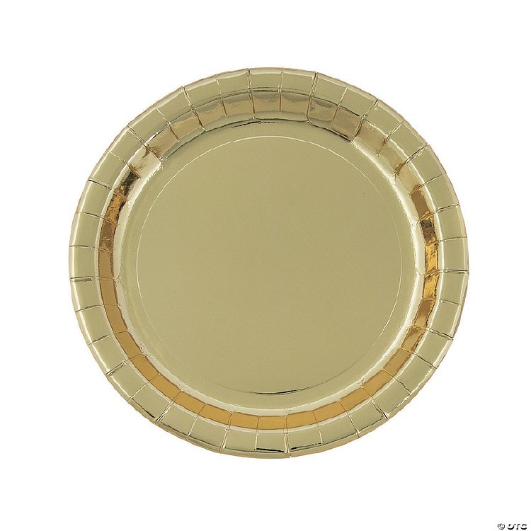 Gold Metallic 9in Plt