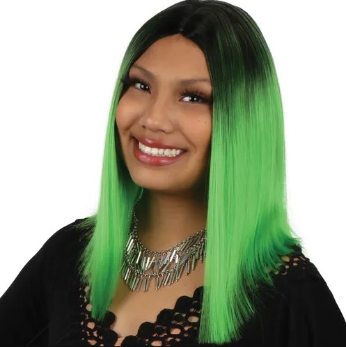 Kylie Wig Lime Green