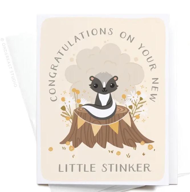 Card Congrats Little Stinker