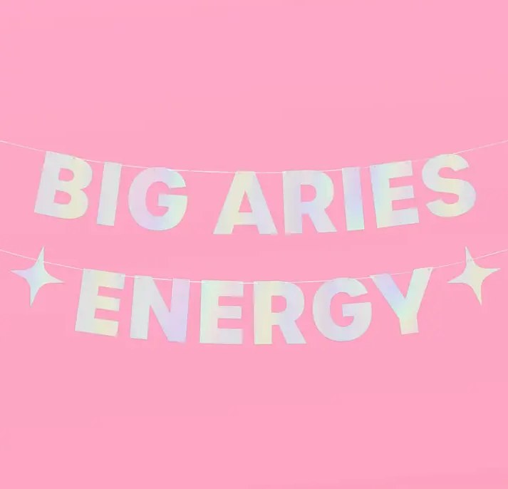 Big Aries Energy Banner