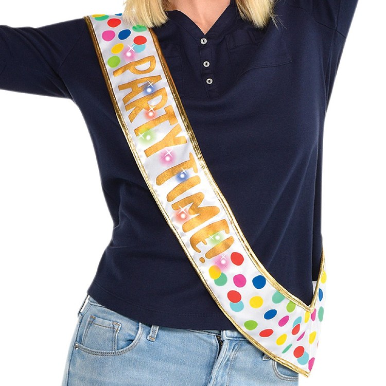 Sash Light Up Happy Dots