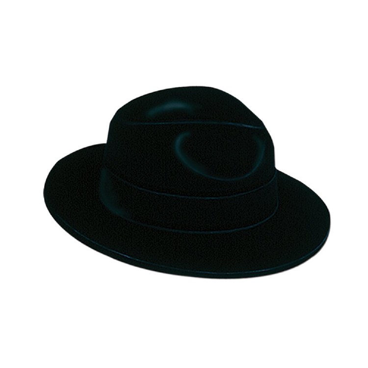 Hat Fedora Black Velour