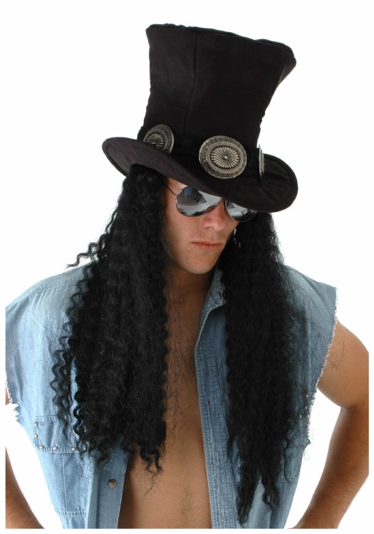 Rock Guitar Superstar Hat/Wig