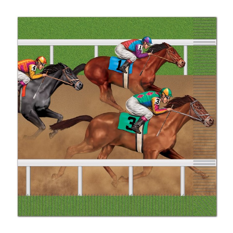 Horse Racing Lunch Napkins 16ct