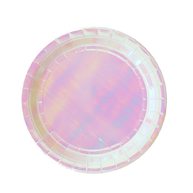 Iridescent 9" Plates