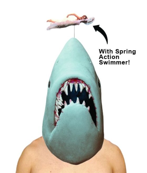 Mask Jaws Shark w/ Swimmer