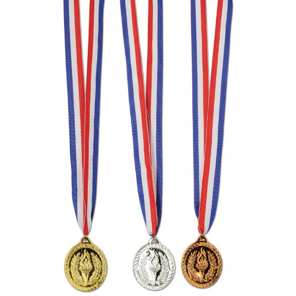 Medals w/Ribbon - Champion Party Supply