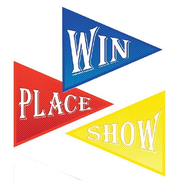 Win Place Show Cutouts Champion Party Supply