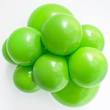 Tuftex 5" Uninflated Latex • 50 Count Bag • Green, Lime