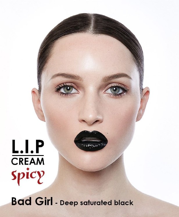 Mehron Lip Cream - Bad Girl Black