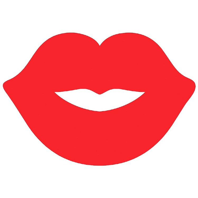 Lips Cutout Single