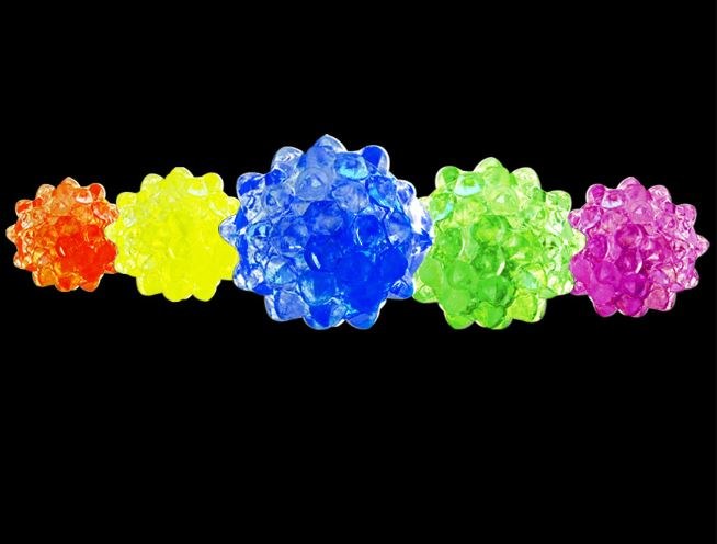 Light-Up Ring Jelly Bumpy Asst