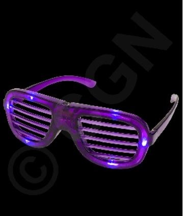 LED Shutter Shades Purple