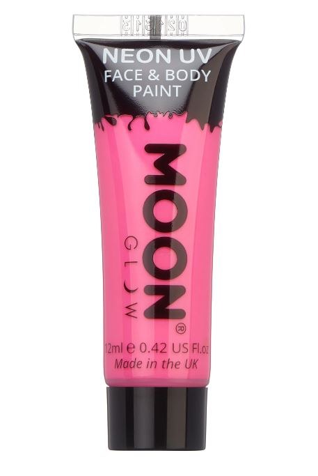 Moon Glow Neon UV Face &amp; Body Paint Pink