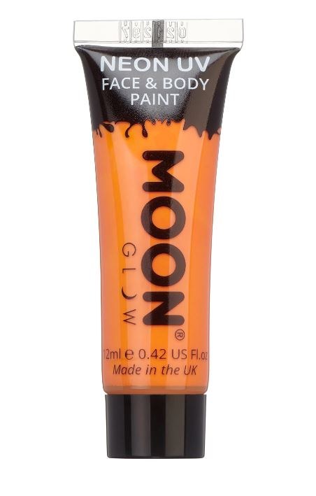 Moon Glow Neon UV Face &amp; Body Paint Orange