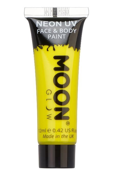 Moon Glow Neon UV Face &amp; Body Paint Yellow