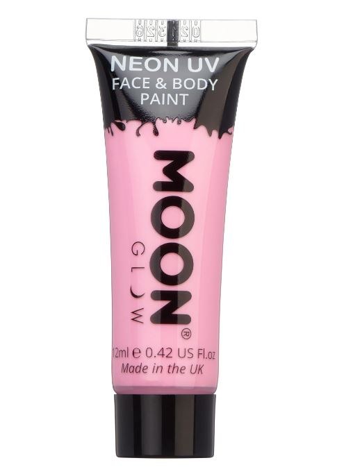 Moon Glow Neon UV Face &amp; Body Paint Pastel Pink