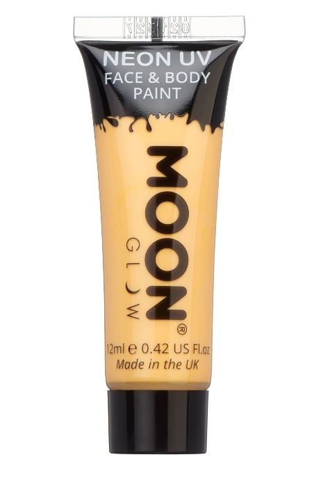 Moon Glow Neon UV Face &amp; Body Paint Pastel Orange