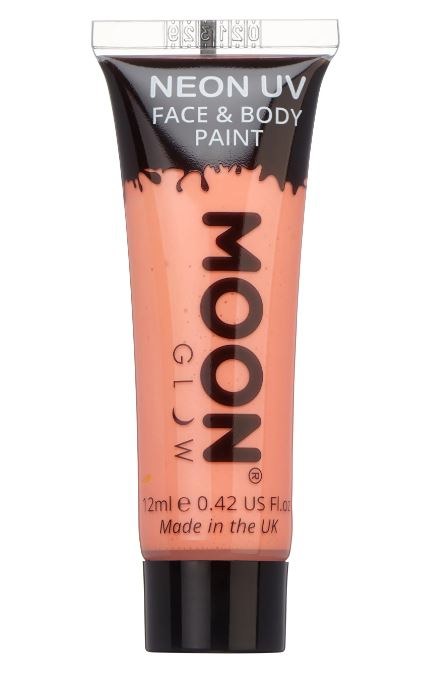 Moon Glow Neon UV Face &amp; Body Paint Pastel Red