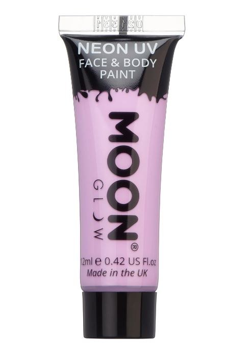 Moon Glow Neon UV Face &amp; Body Paint Pastel Purple