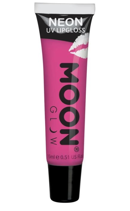Moon Glow Neon UV Lip Gloss Pink