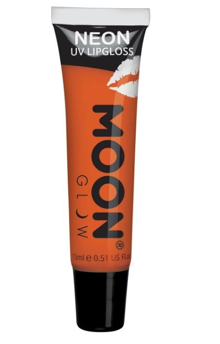 Moon Glow Neon UV Lip Gloss Orange