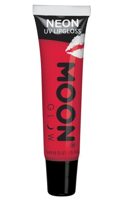 Moon Glow Neon UV Lip Gloss Red
