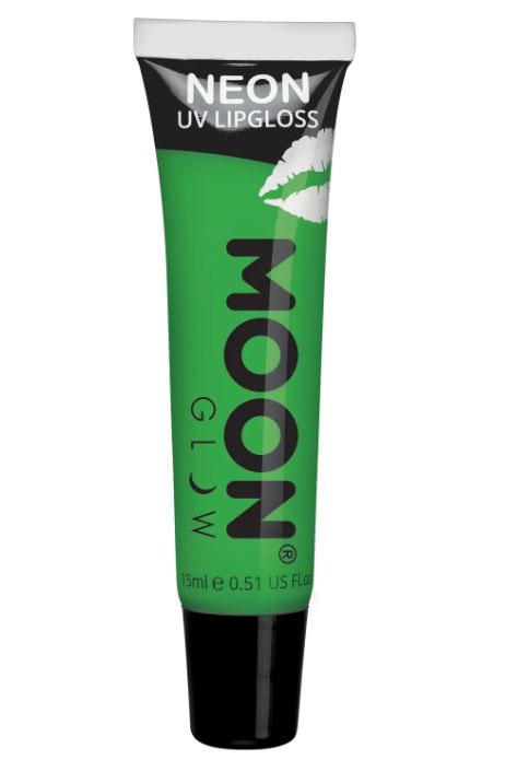 Moon Glow Neon UV Lip Gloss Green
