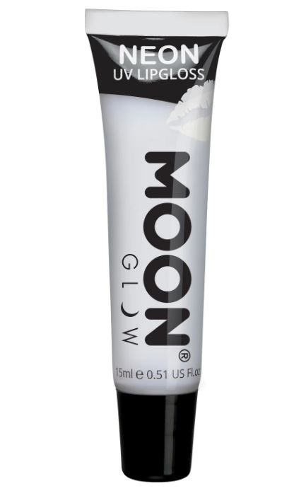 Moon Glow Neon UV Lip Gloss White