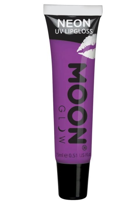 Moon Glow Neon UV Lip Gloss Purple