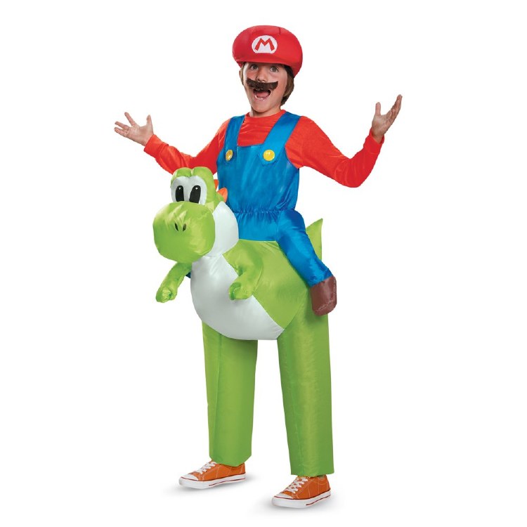 Inflatable Mario Riding Yoshi Child