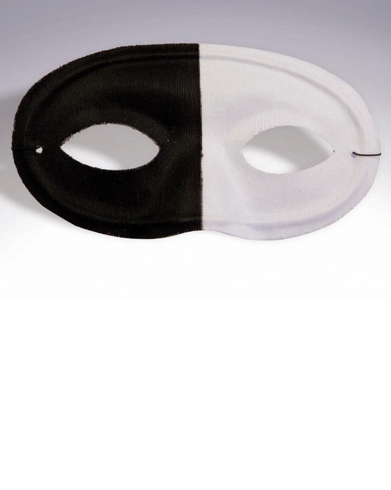 Mask Domino Black/White