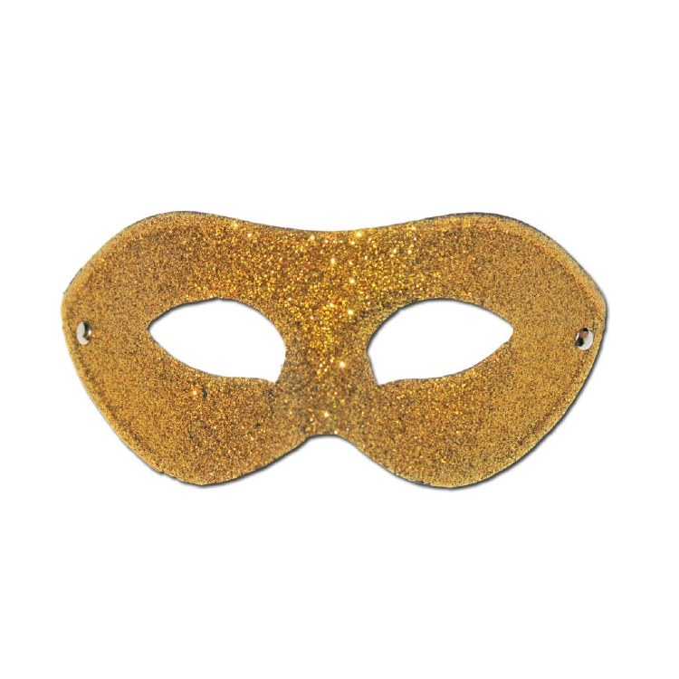 Mask Eye Glitter Gold