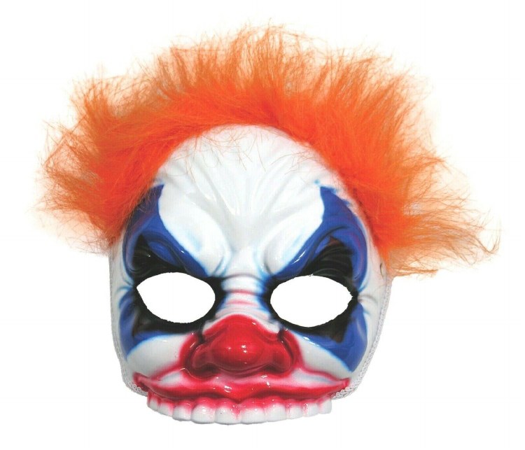 Mask Half Evil Clown